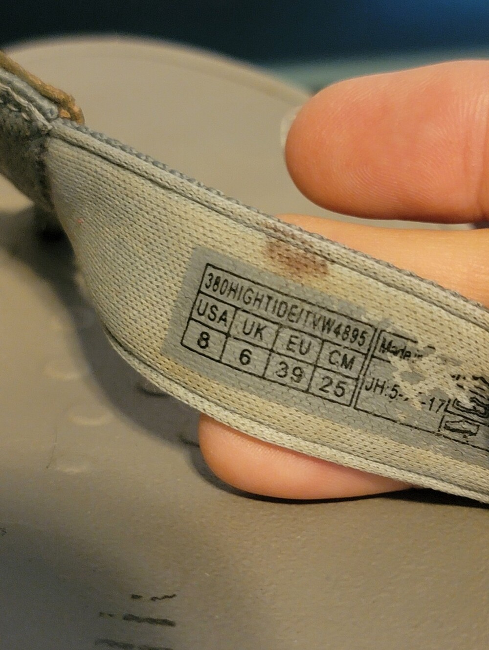VIONIC High Tide Platform Gray Silver Sandals Flip Flops Size 8 - Picture 5 of 9